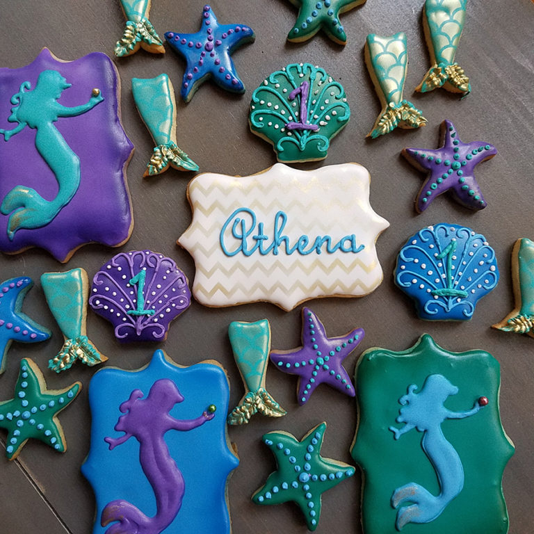 Mermaid Cookies (2) - Busy Mom Baking